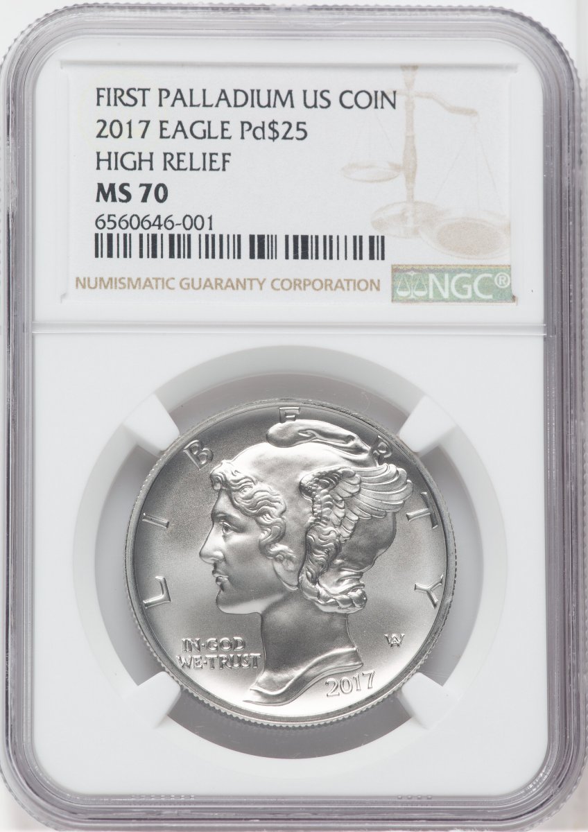 2017 Modern Bullion Coins (2017 Palladium Eagle 1 oz, MS Ron Harrigal)