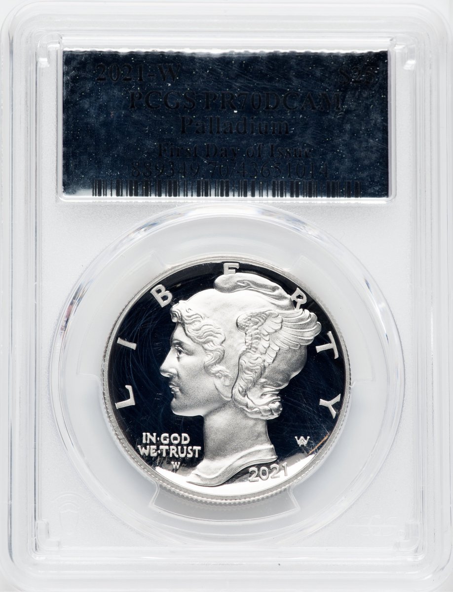 2021-W Modern Bullion Coins (2021-W $25 Palladium, FDI, PR, DC)