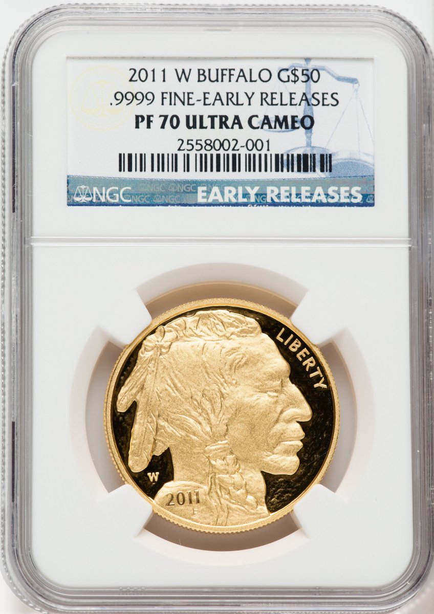 2011-W Modern Bullion Coins (2011-W $50 One-Ounce Gold Buffalo First Strike, DC)