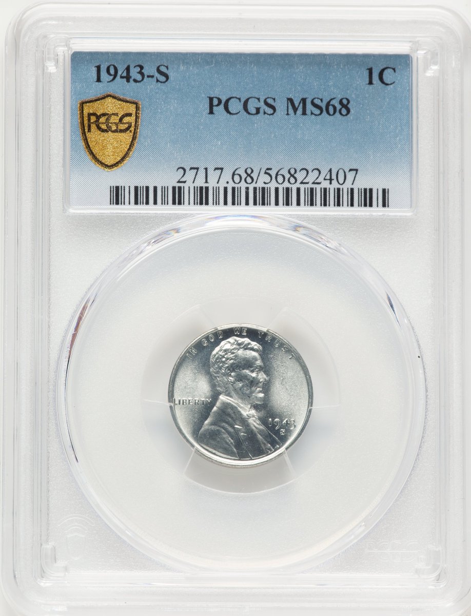 1943-S Lincoln Cents (1943-S 1C PCGS Secure Kenneth Bressett Red Book)