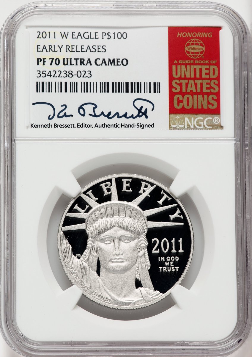 2011-W Modern Bullion Coins (2011-W $100 One-Ounce Platinum Eagle First Strike, PR DC)