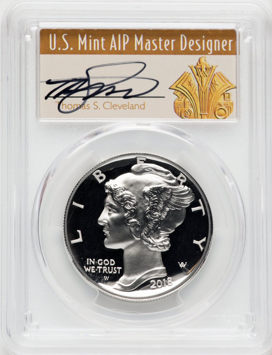 2018-W Modern Bullion Coins (2018-W Palladium Eagle 1 oz, PR FS Thomas Cleveland Art Deco)