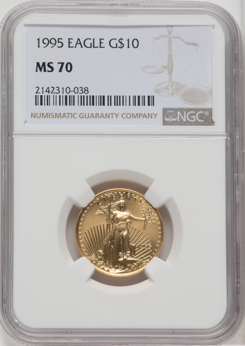 1995 Modern Bullion Coins (1995 Gold Eagle 1/4 oz Brown Label)