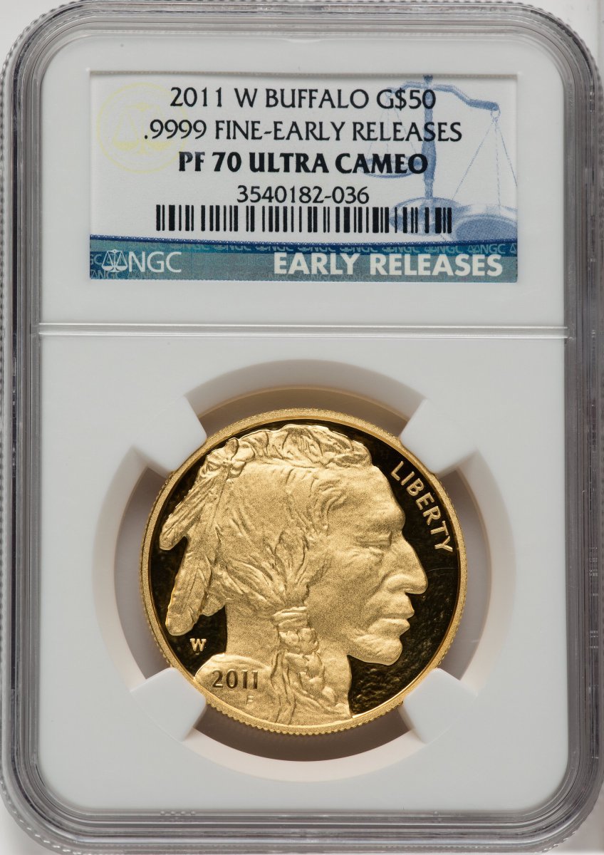 2011-W Modern Bullion Coins (2011-W $50 One-Ounce Gold Buffalo First Strike, DC)