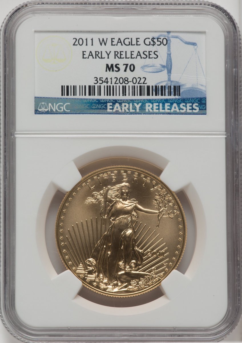 2011-W Modern Bullion Coins (2011-W $50 One-Ounce Gold Eagle 25th Anniversary First Strike)