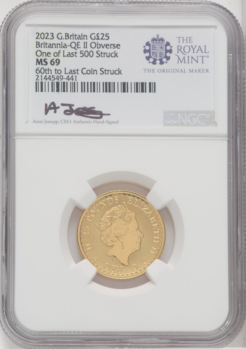 1000 Royal Succession (2023 G.B. G25 BRITANNIA 2 COIN KING AND QUEEN SET #60)