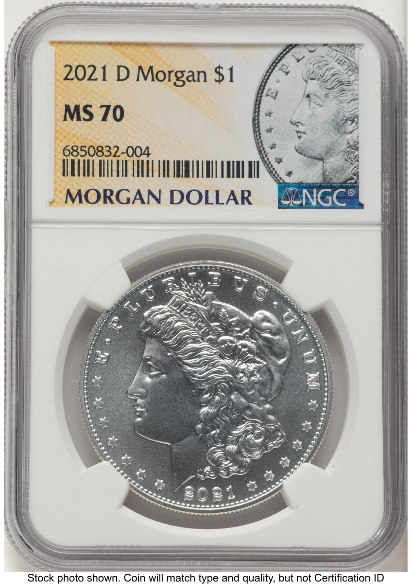 2021-D Modern Bullion Coins (2021-D S$1 Morgan Dollar, MS Morgan Label)
