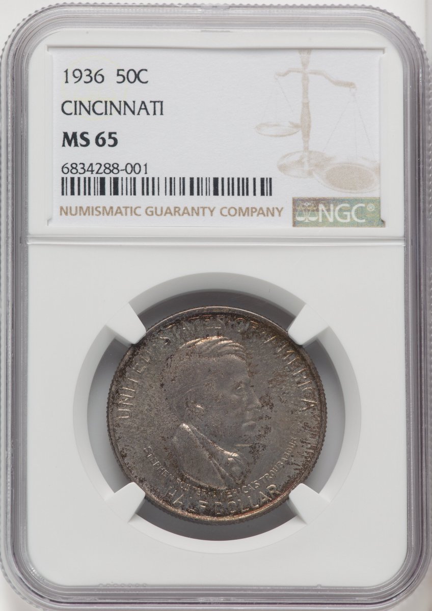 1936 Commemorative Silver (1936 SET Cincinnati PDS Set, MS)