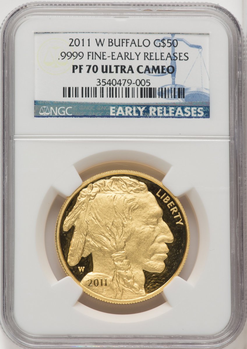 2011-W Modern Bullion Coins (2011-W $50 One-Ounce Gold Buffalo First Strike, DC)