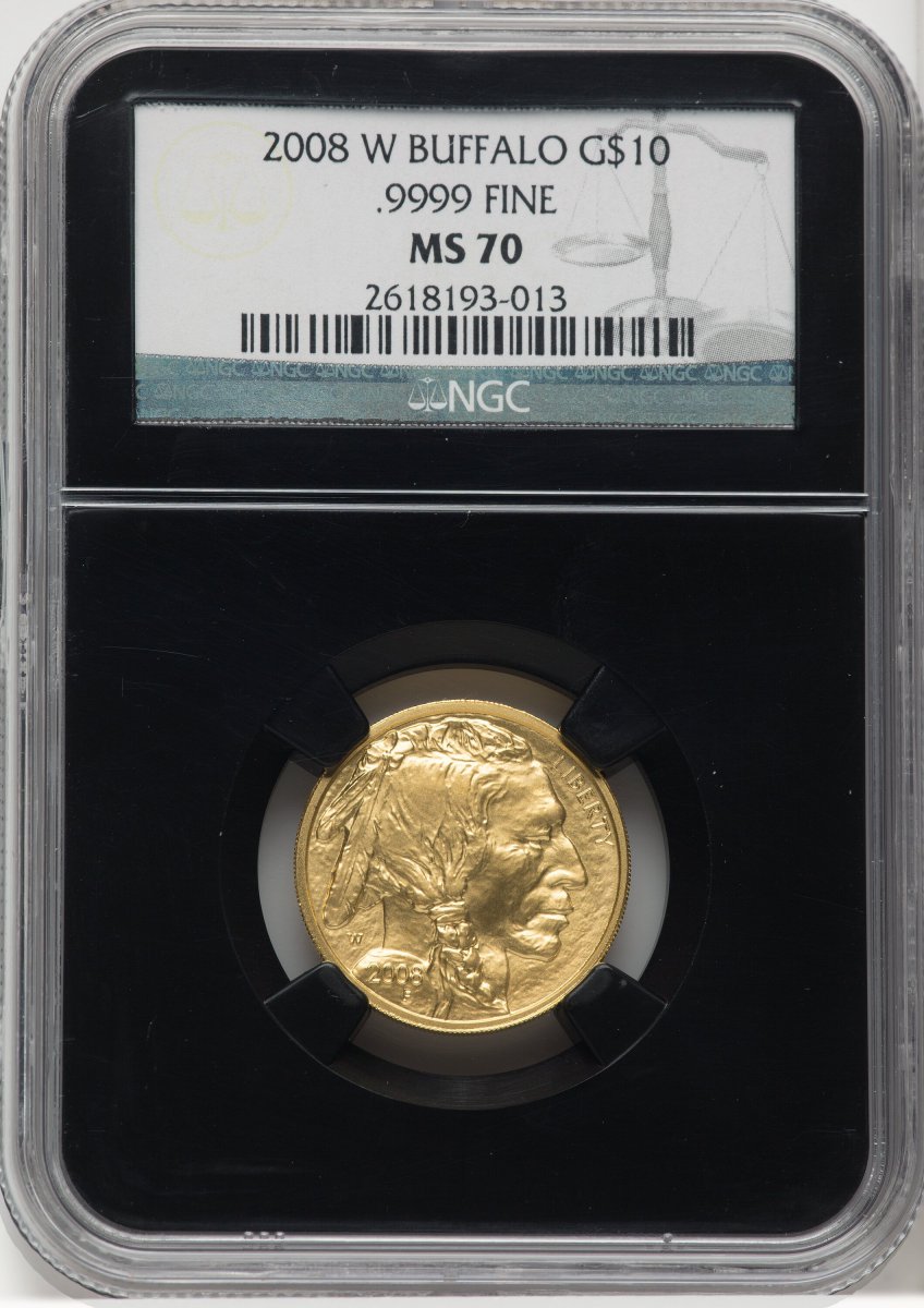 2008-W Modern Bullion Coins (2008-W $10 Quarter-Ounce Gold Buffalo, SP)