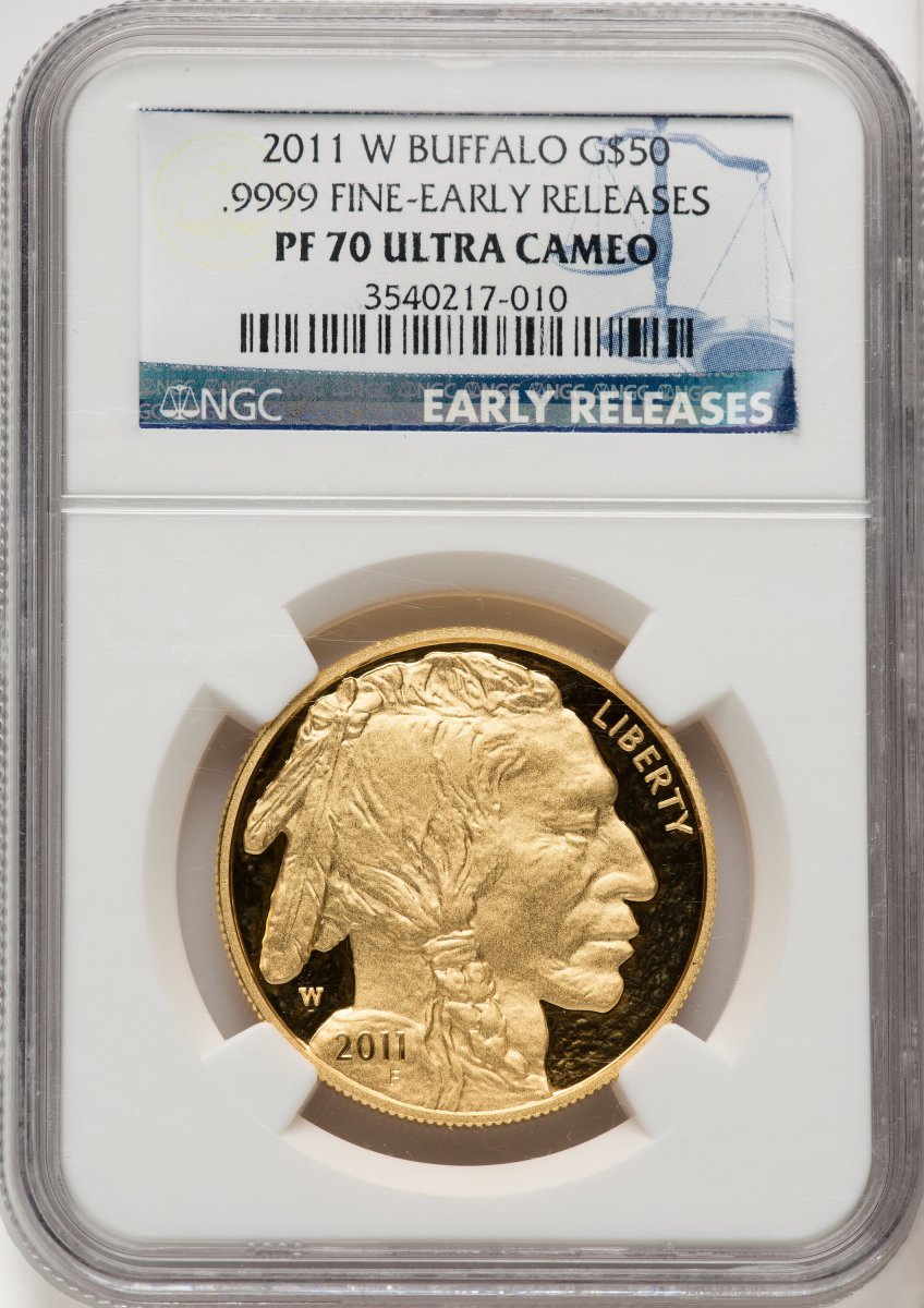 2011-W Modern Bullion Coins (2011-W $50 One-Ounce Gold Buffalo First Strike, DC)