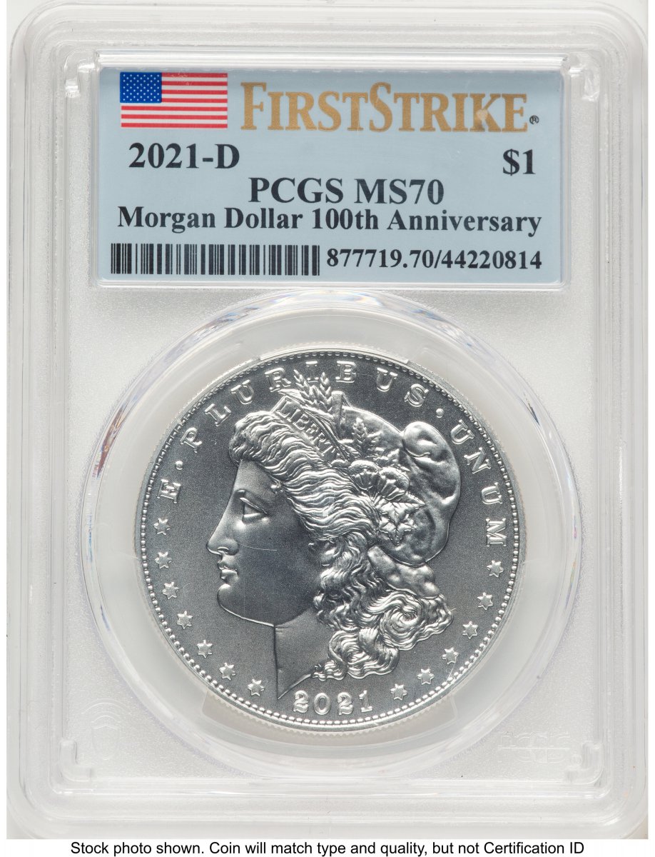2021-D Modern Bullion Coins (2021-D S$1 Morgan Dollar, MS FS Flag)