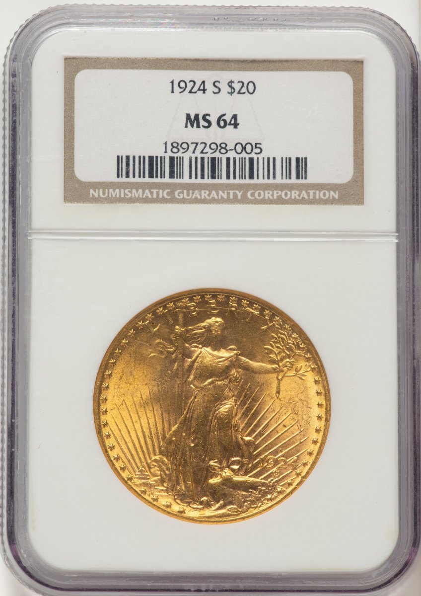 1924-S Saint-Gaudens Double Eagles (1924-S $20)