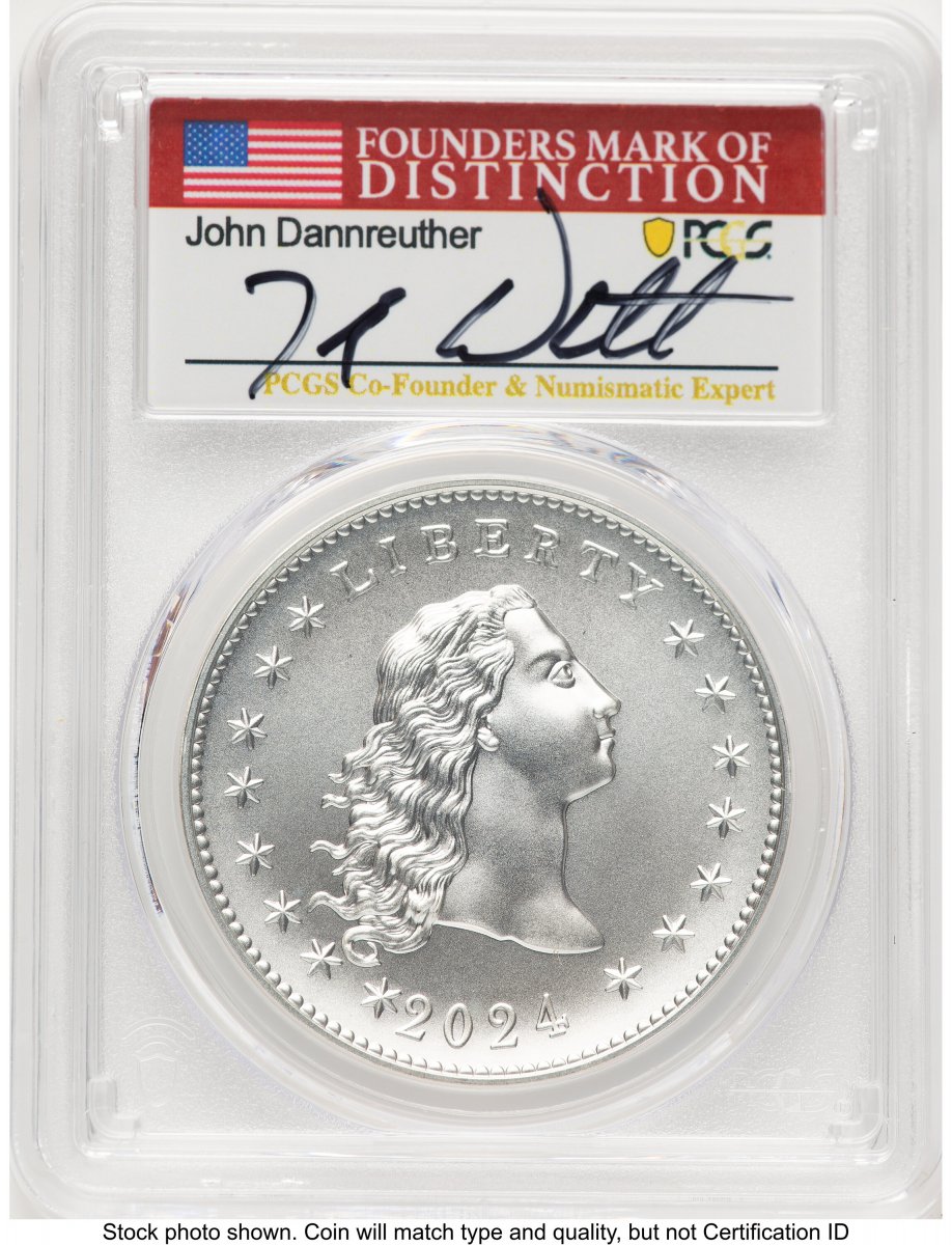 2024 Modern Commemoratives (2024-(P) Silver 230th Anniversary Flowing Hair Medal AR John Dannreuther)