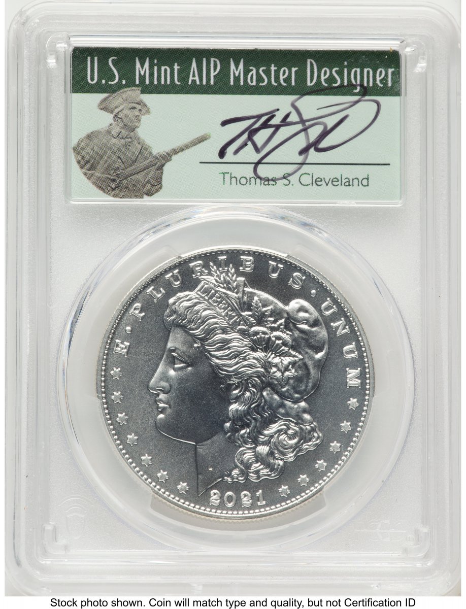 2021-D Modern Bullion Coins (2021-D S$1 Morgan Dollar, MS AR Thomas Cleveland Minuteman)