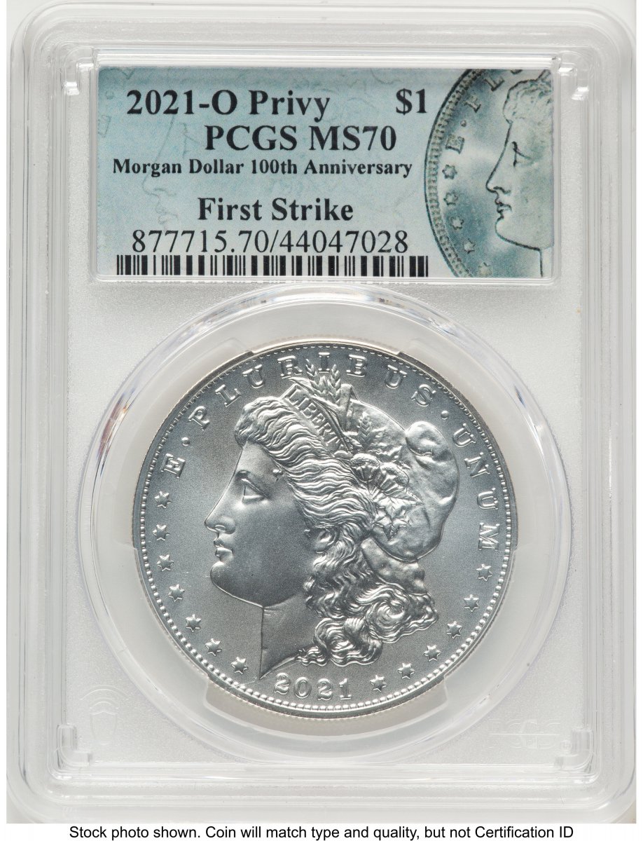 2021 Modern Bullion Coins (2021-O Privy S$1 Morgan Dollar, MS FS Morgan Label)