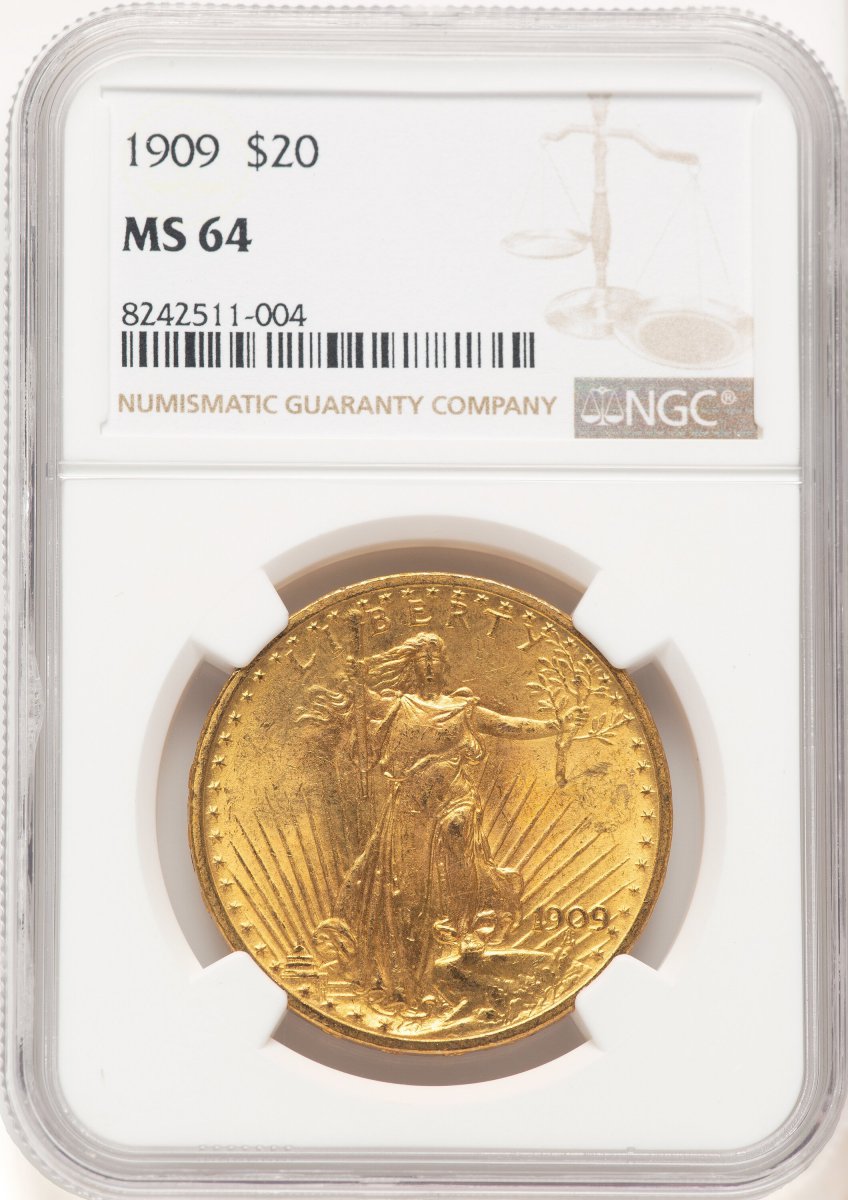1909 Saint-Gaudens Double Eagles (1909 $20)