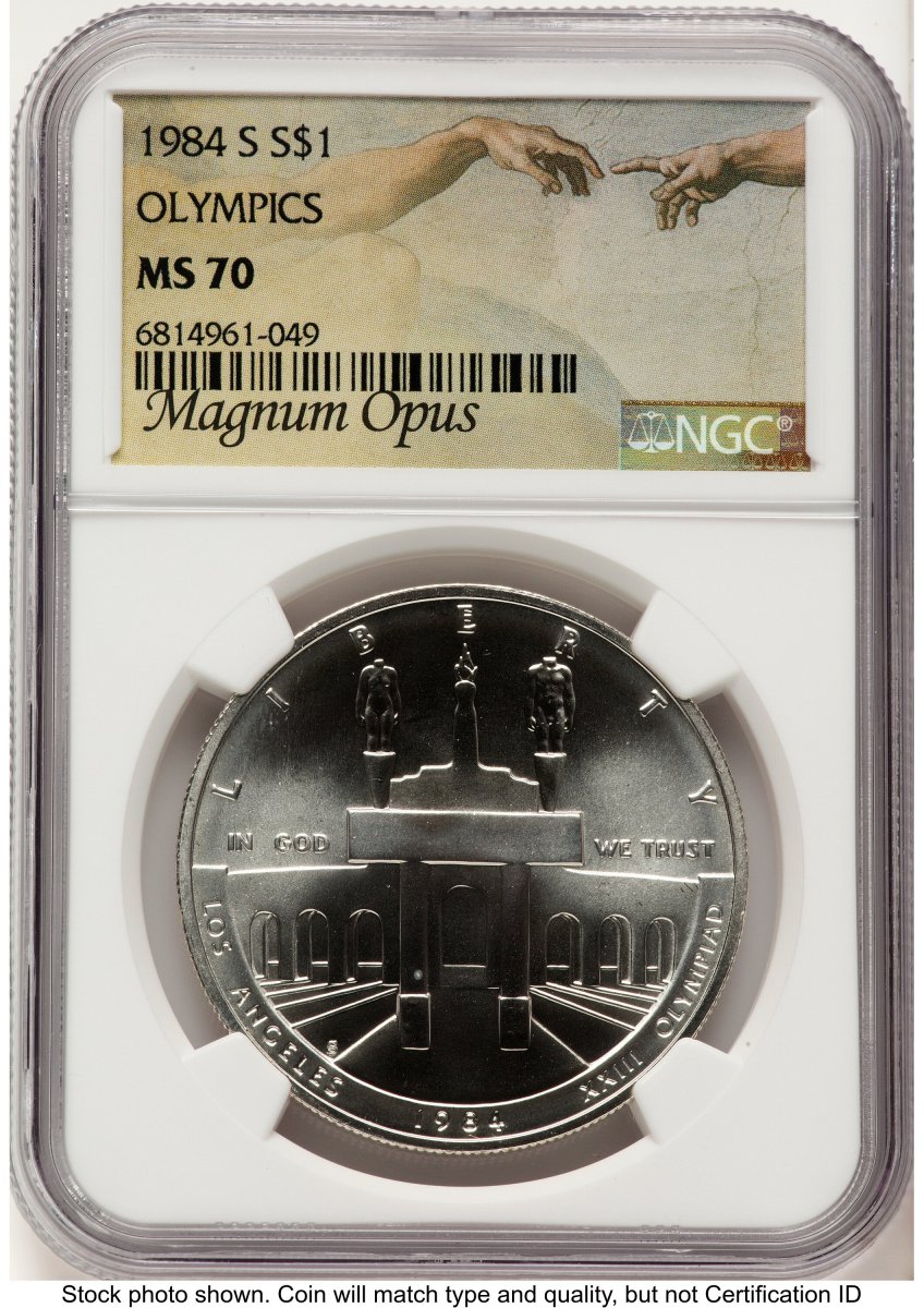 1984-S Modern Bullion Coins (1984-S S$1 Olympics Silver Commemorative Magnum Opus)