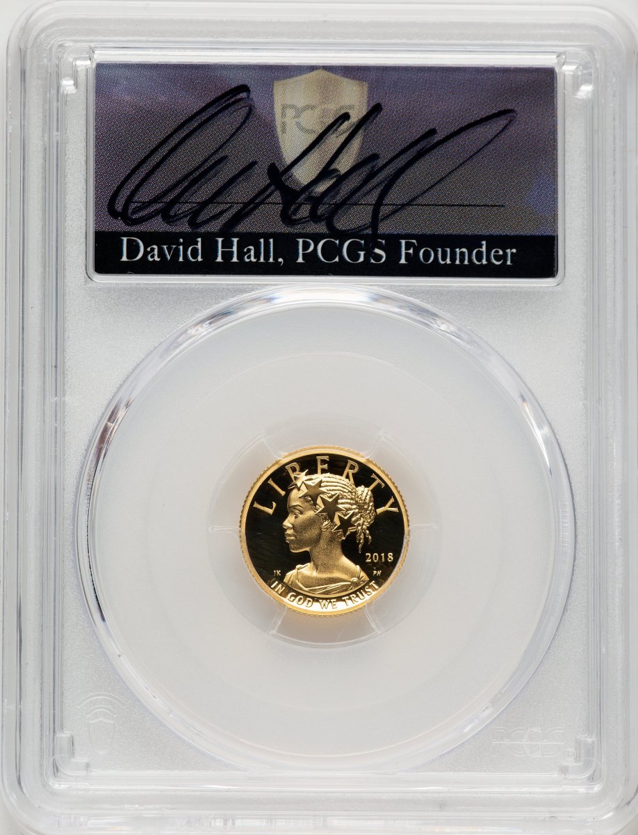 2018-W Modern Bullion Coins (2018-W G$10 American Liberty High Relief, DC David Hall)
