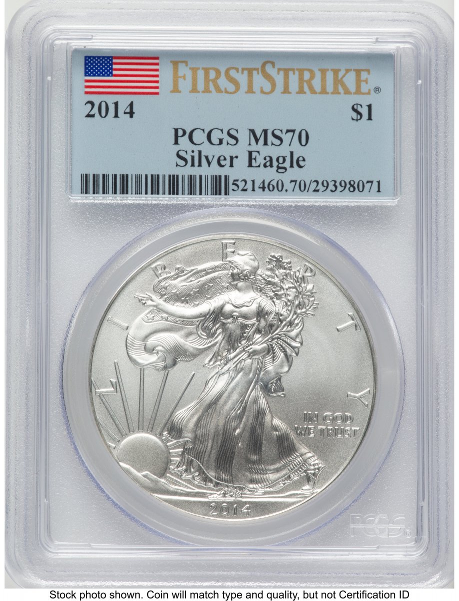 2014 Modern Bullion Coins (2014 Silver Eagle FS Flag)