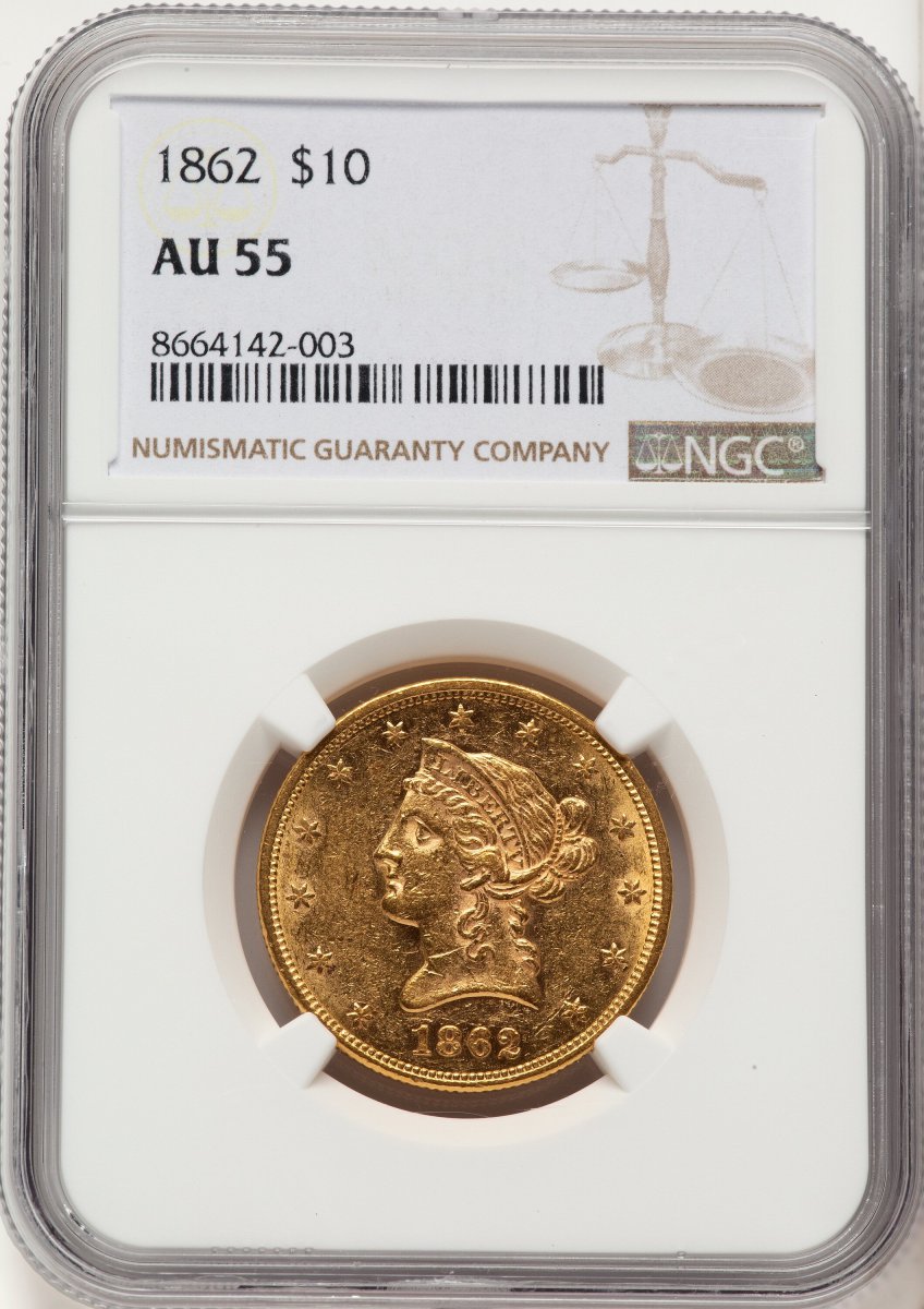 1862 Liberty Eagles (1862 $10)