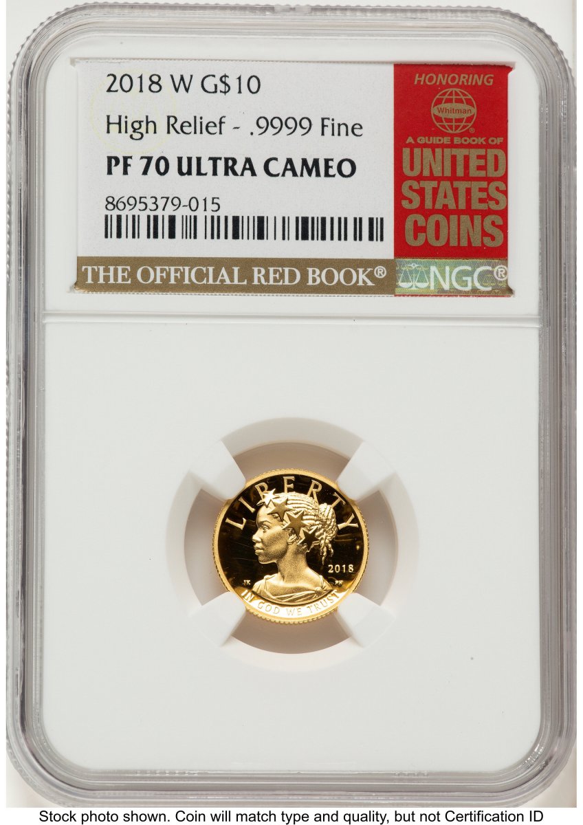 2018-W Modern Bullion Coins (2018-W G$10 American Liberty High Relief, DC Red Book)