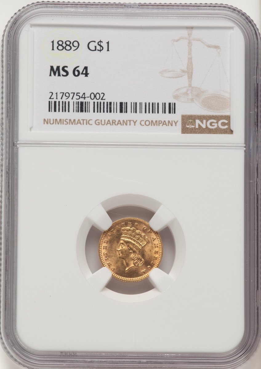 1889 Gold Dollars (1889 G$1)