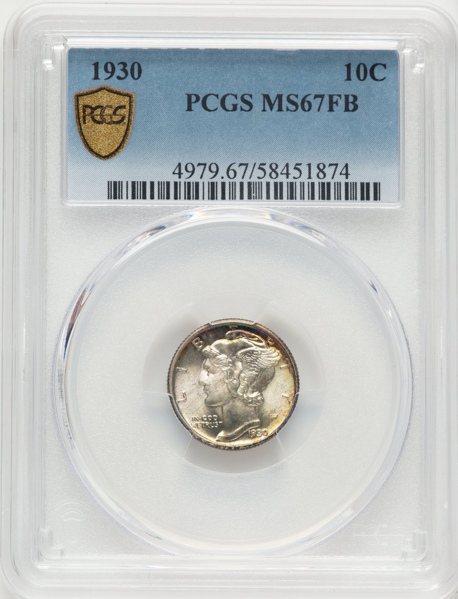 1930 Mercury Dimes (1930 10C, FB PCGS Secure)