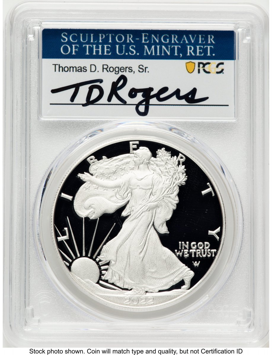 2022-W Modern Bullion Coins (2022-W Proof Silver Eagle 1 oz TD Rogers)
