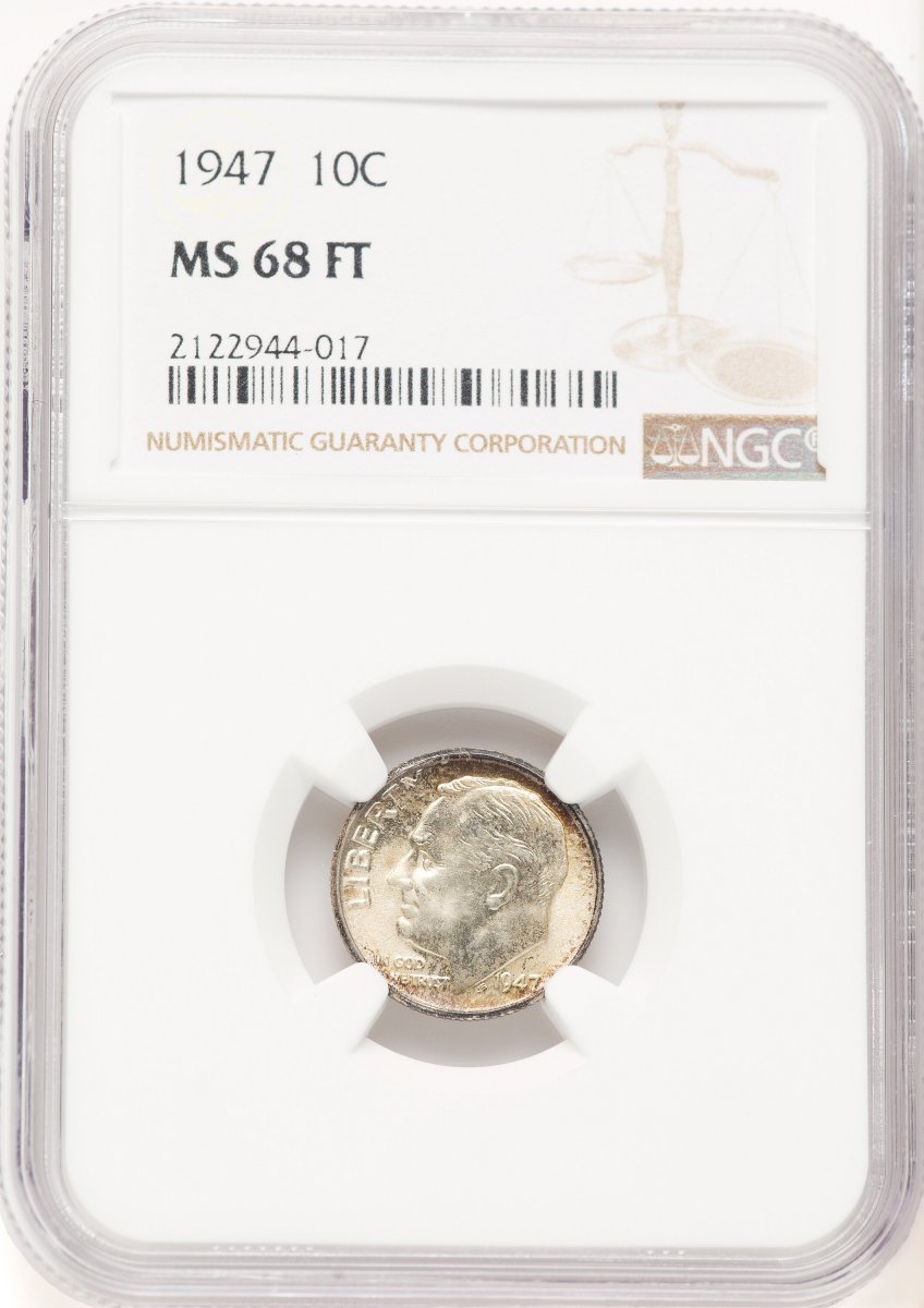 1947 Roosevelt Dimes (1947 10C, FB)