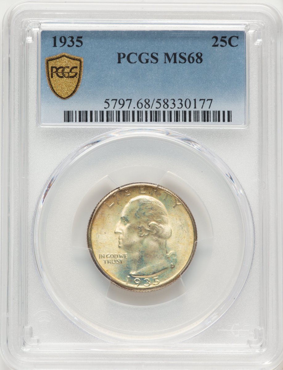 1935 Washington Quarters (1935 25C PCGS Secure)