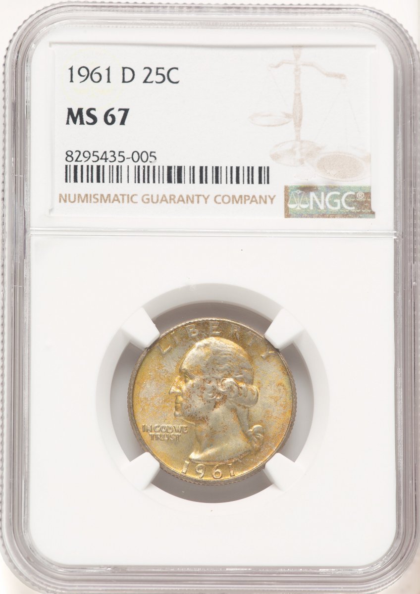 1961-D Washington Quarters (1961-D 25C)