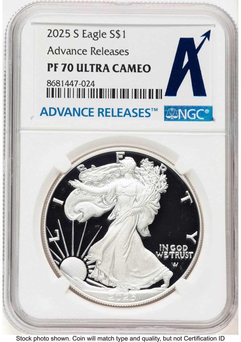 2025-S Modern Bullion Coins (2025-S Proof Silver Eagle 1 oz AR Standard)