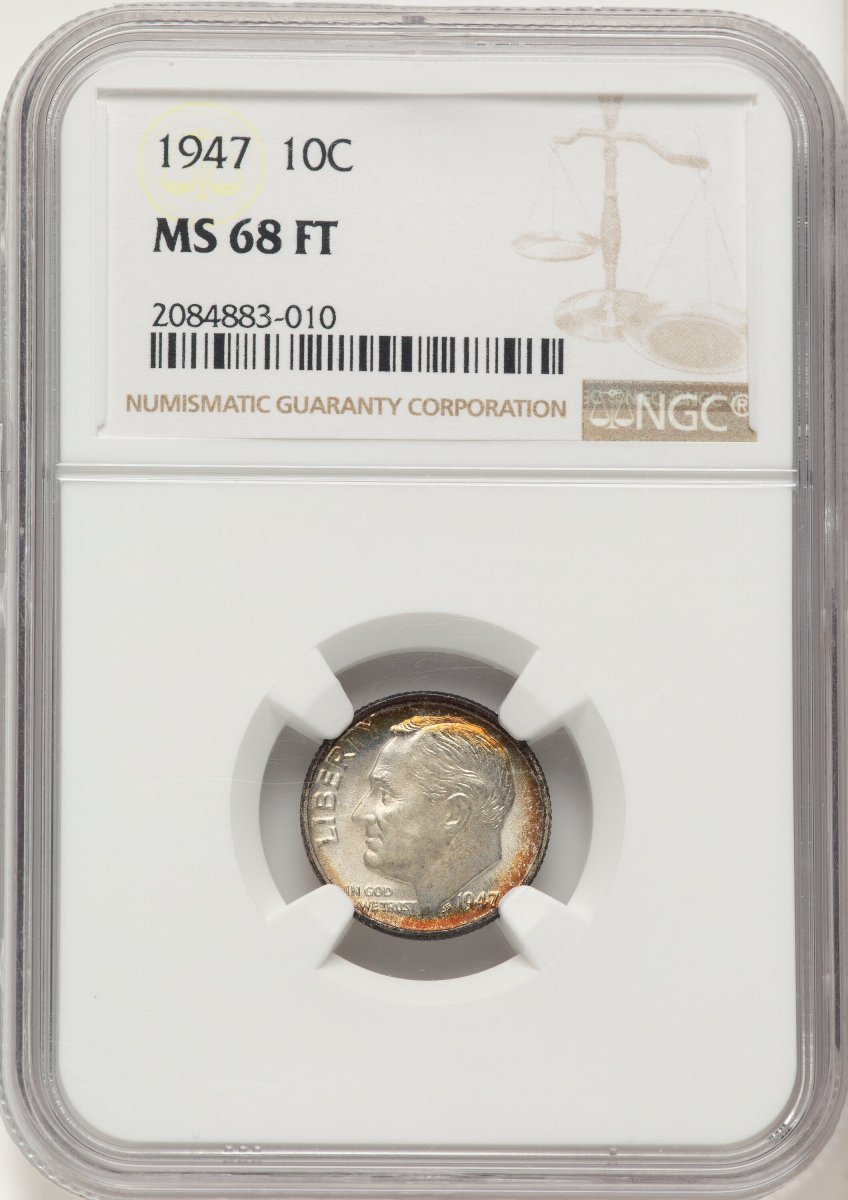 1947 Roosevelt Dimes (1947 10C, FB)