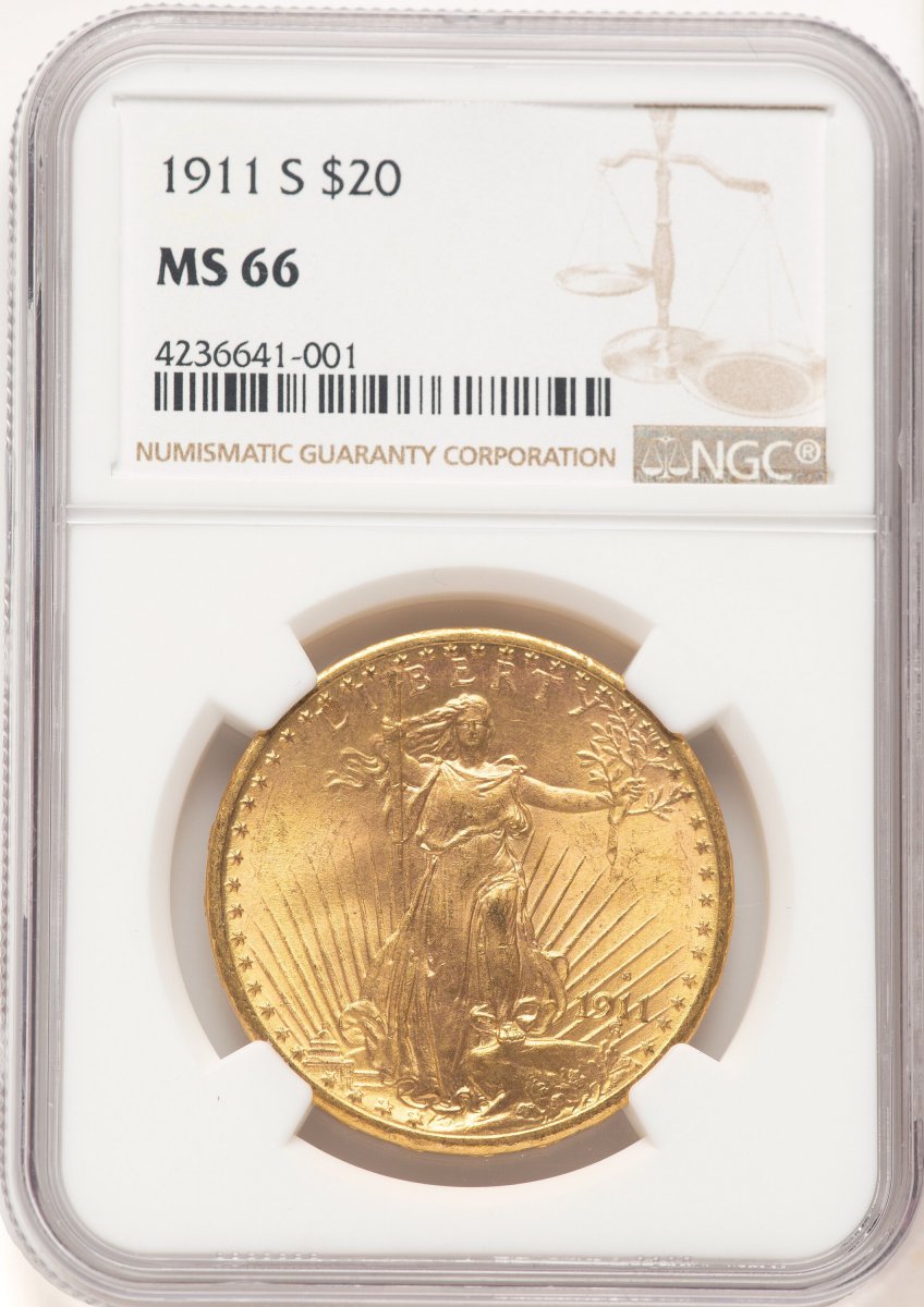 1911-S Saint-Gaudens Double Eagles (1911-S $20)