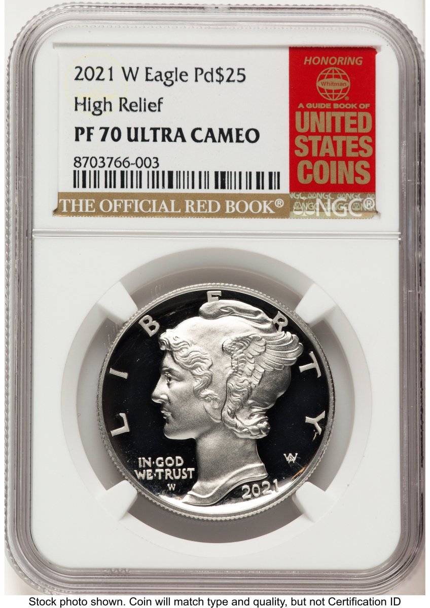 2021-W Modern Bullion Coins (2021-W Palladium Eagle 1 oz, PR Red Book)
