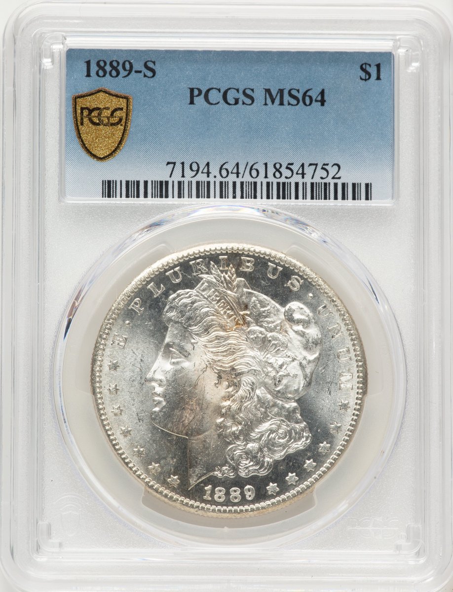 1889-S Morgan Dollars (1889-S S$1 PCGS Secure)