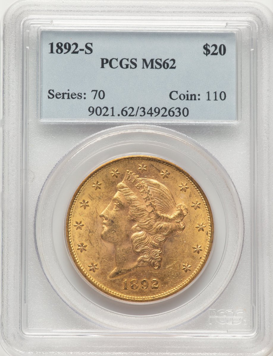 1892-S Liberty Double Eagles (1892-S $20)