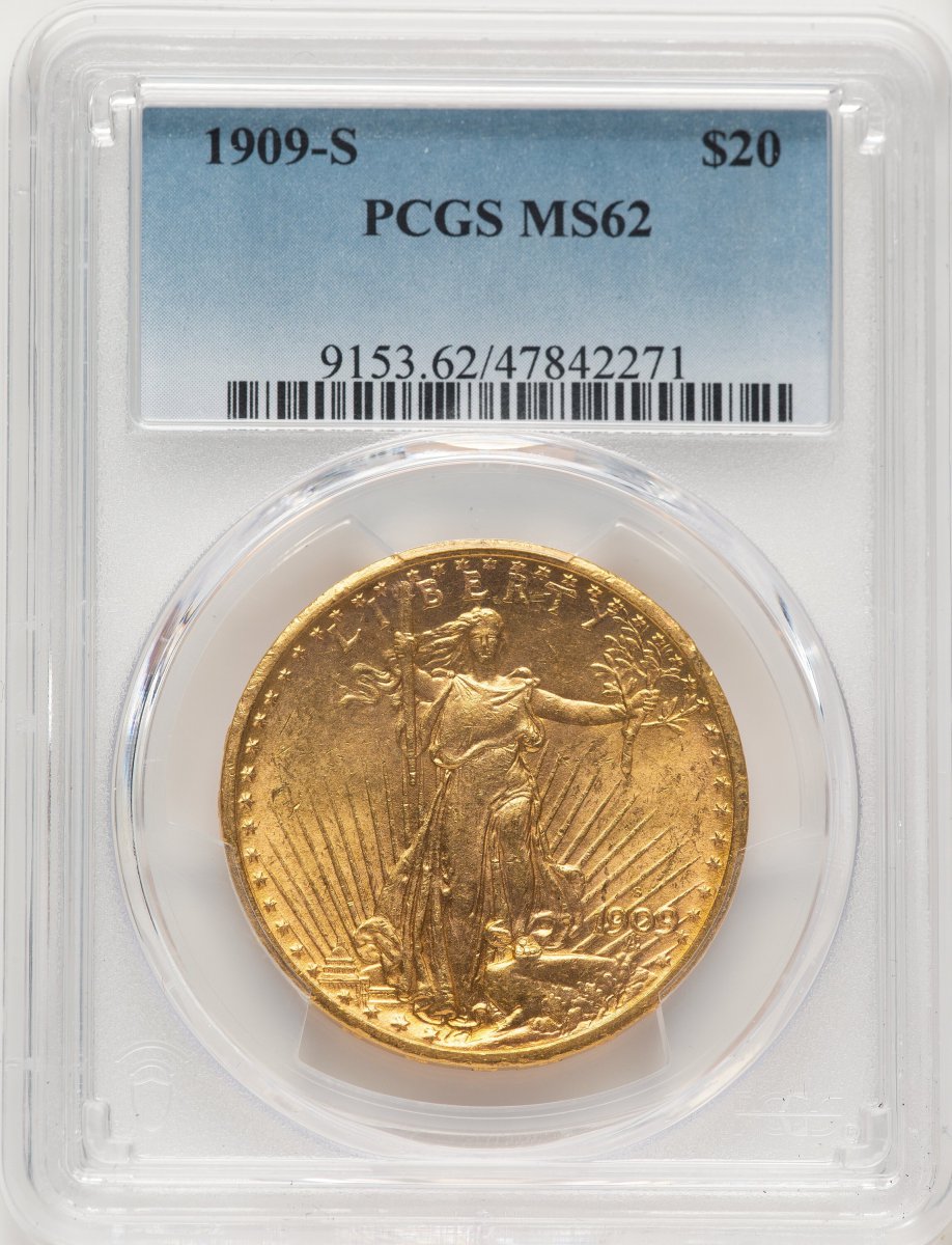 1909-S Saint-Gaudens Double Eagles (1909-S $20)