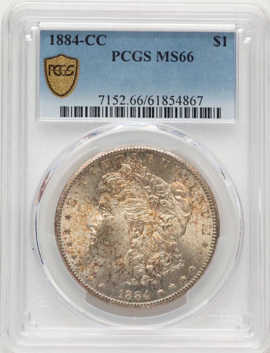 1884-CC Morgan Dollars (1884-CC S$1 PCGS Secure)