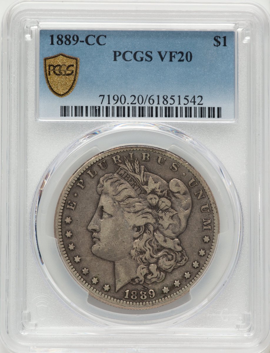 1889-CC Morgan Dollars (1889-CC S$1 PCGS Secure)