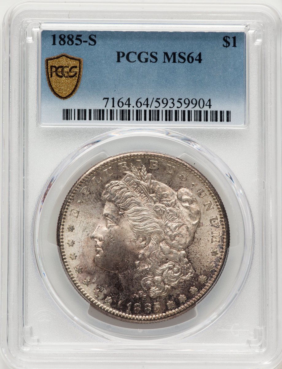 1885-S Morgan Dollars (1885-S S$1 PCGS Secure)
