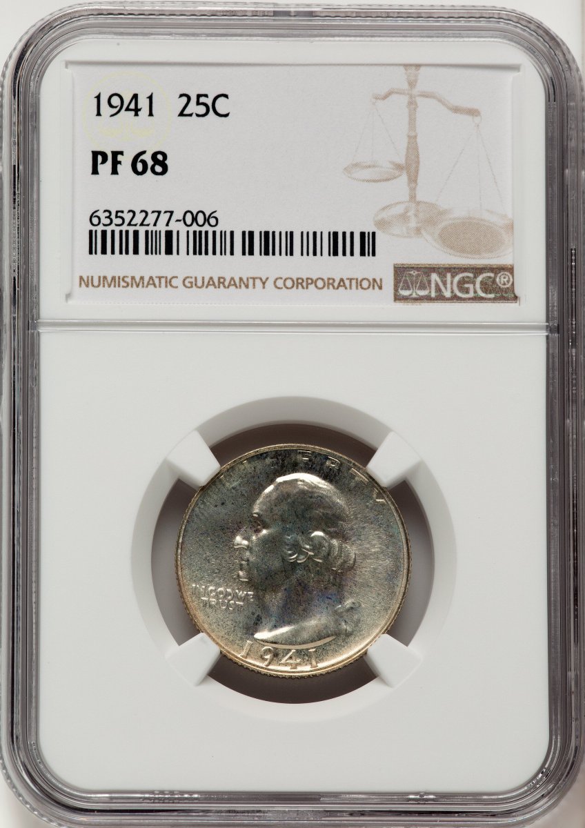 1941 Proof Washington Quarters (1941 25C)
