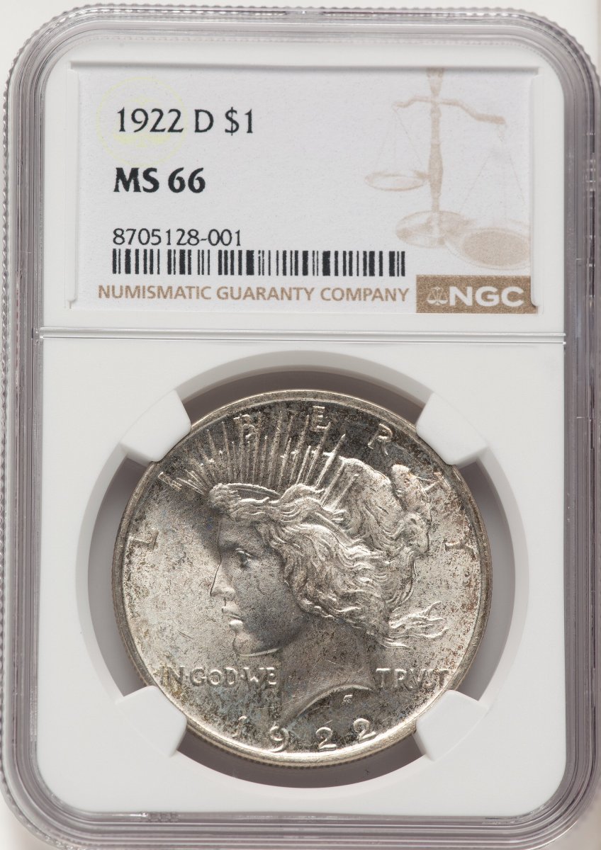 1922-D Peace Dollars (1922-D S$1)