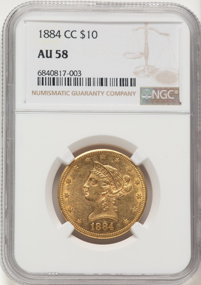 1884-CC Liberty Eagles (1884-CC $10)