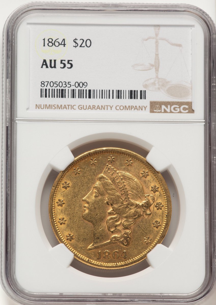 1864 Liberty Double Eagles (1864 $20)