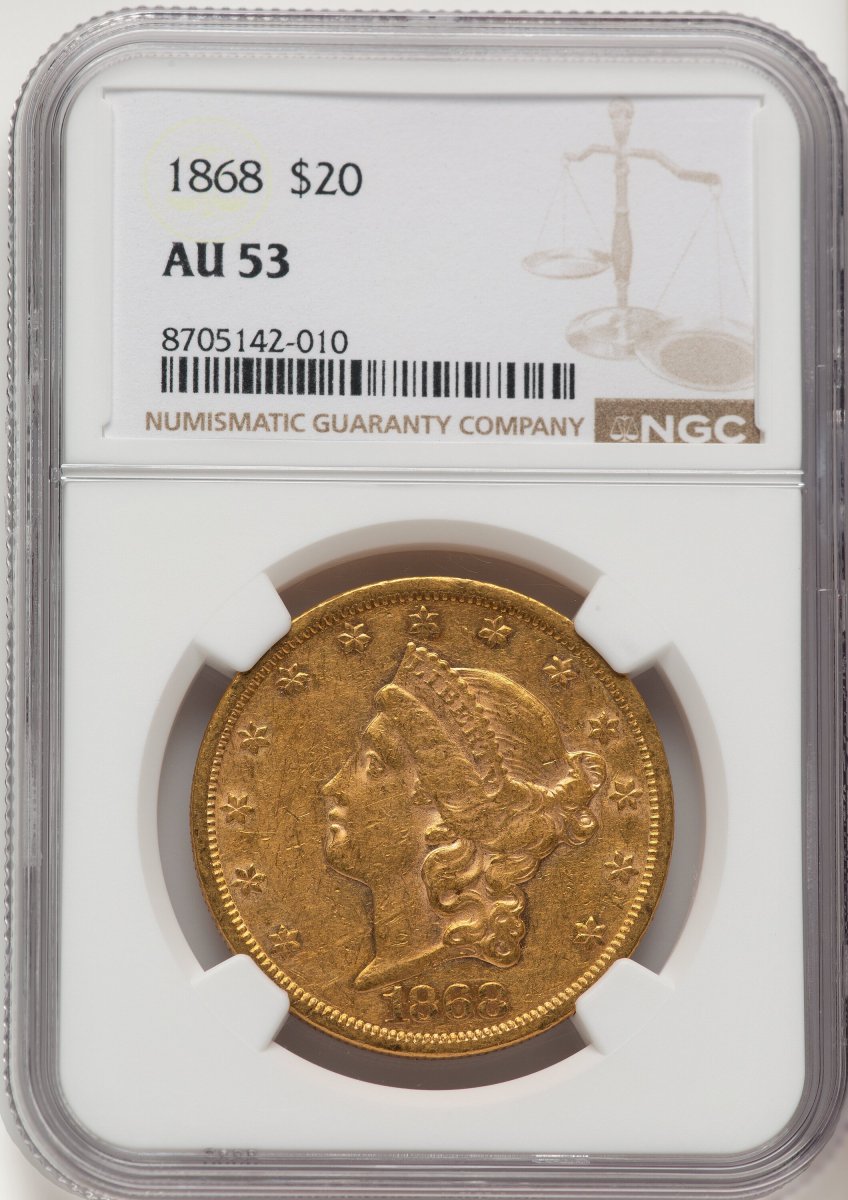 1868 Liberty Double Eagles (1868 $20)