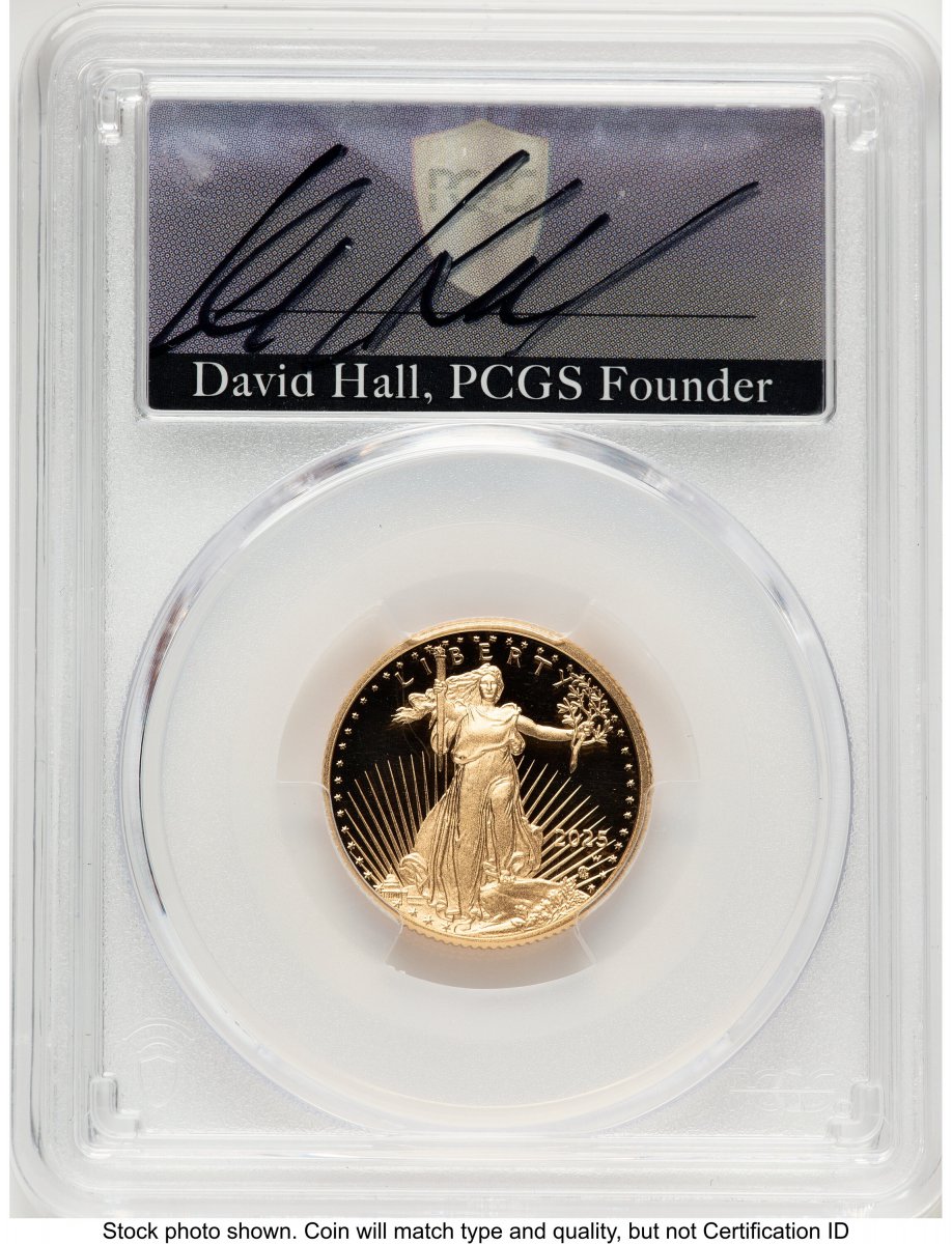 2025-W Modern Bullion Coins (2025-W Proof Gold Eagle 1/4 oz FDI David Hall)