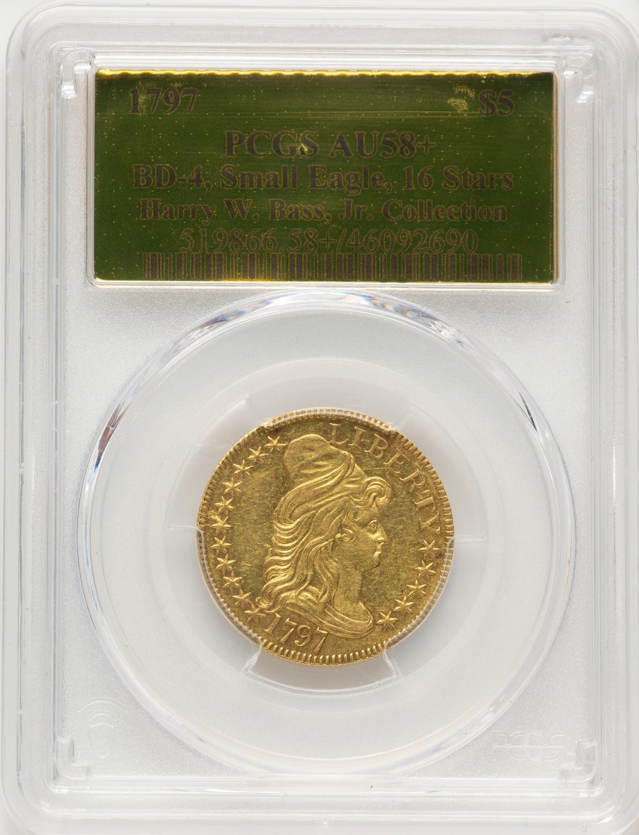 1797 Early Half Eagles (1797 $5 BD-4 PCGS Plus)