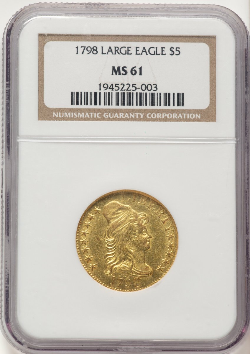 1798 Early Half Eagles (1798 $5 Lg Eagle, Lg 8, 13 Star Rev)